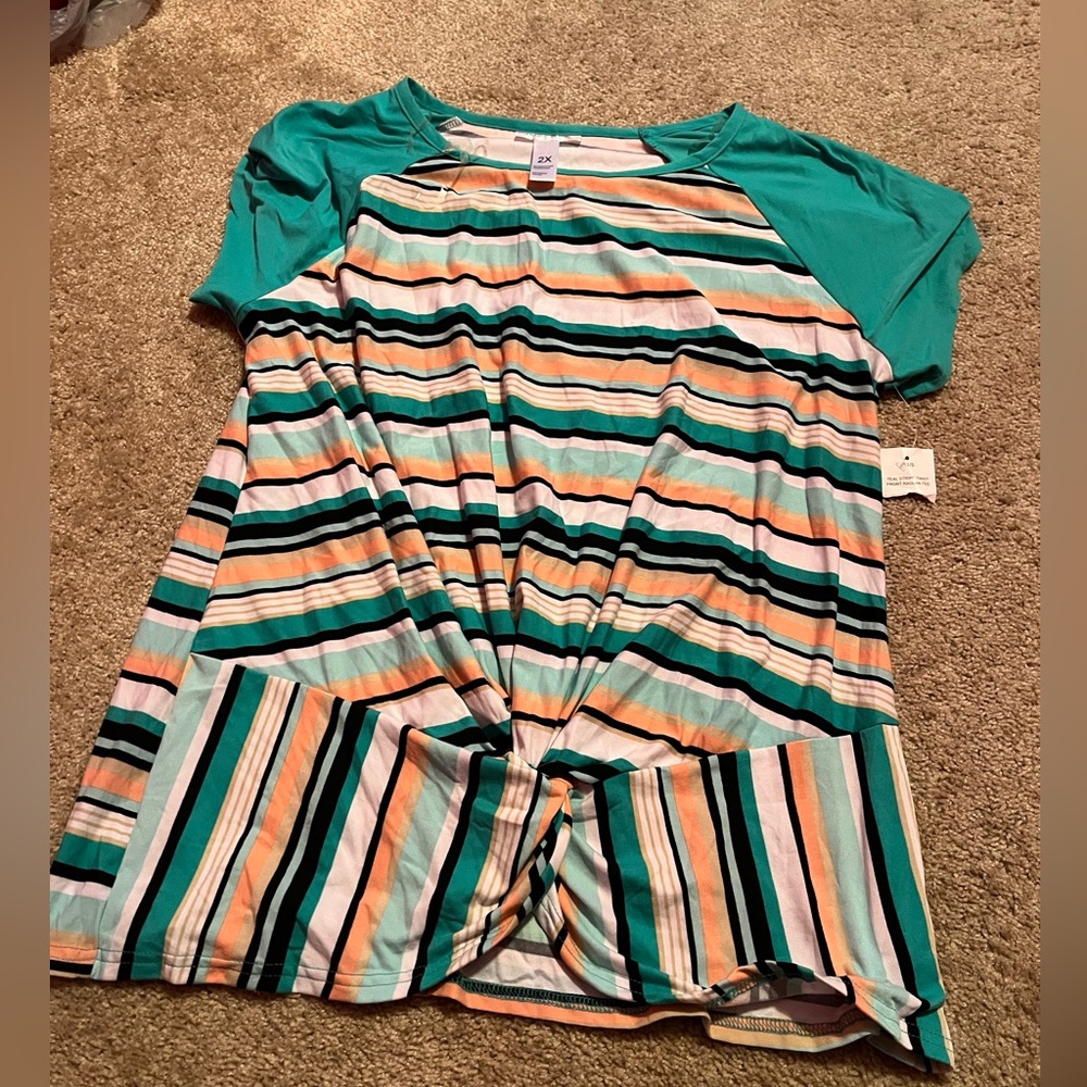 Striped top (nwt)
